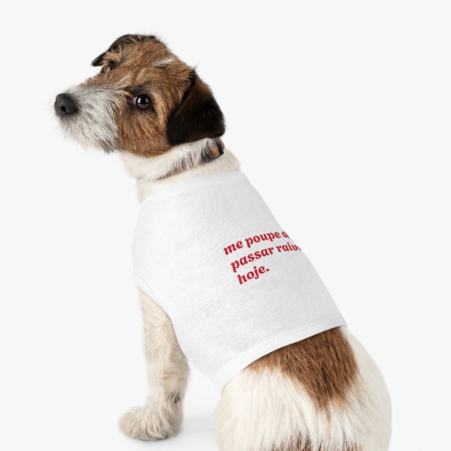 Camisa cachorro me poupe, frases portugues