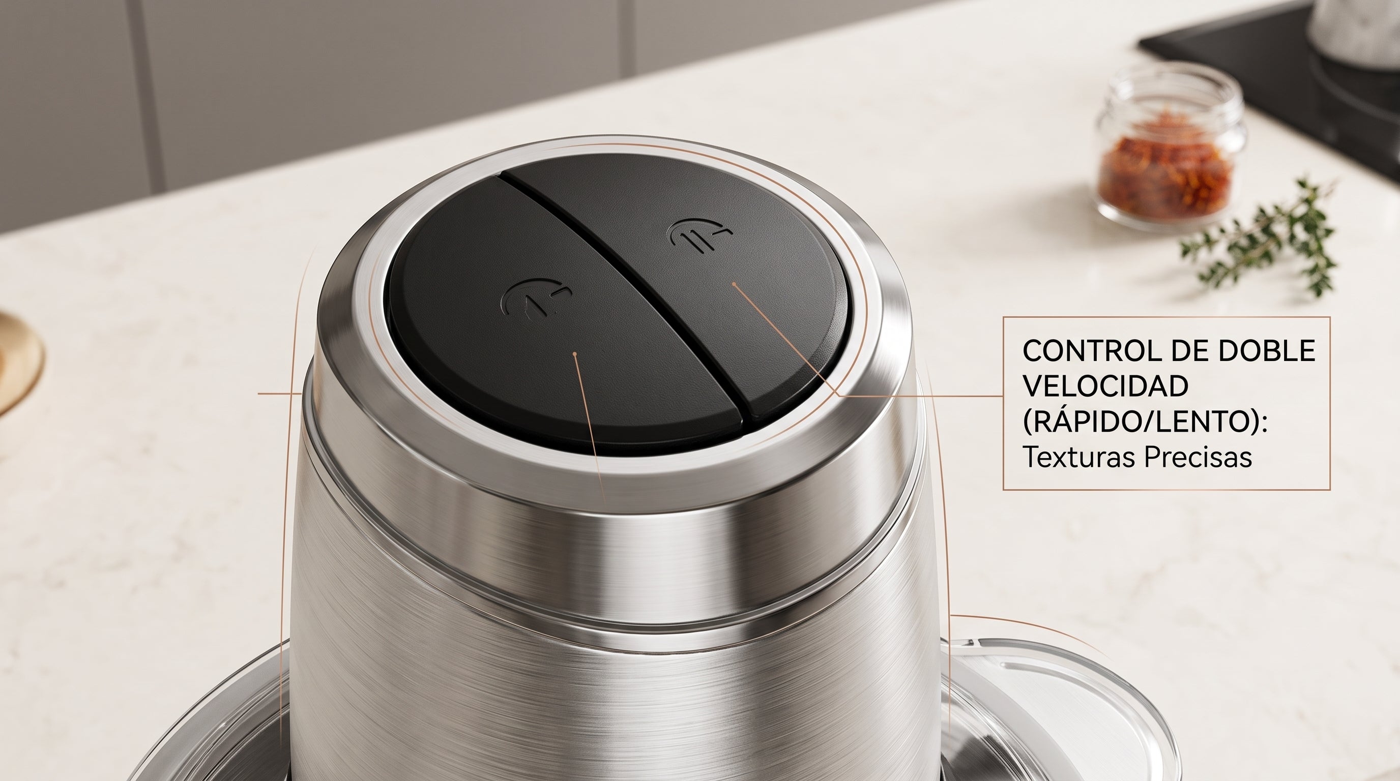 Control de doble velocidad rápido y lento para texturas precisas
