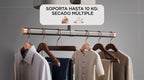 Secador de ropa portátil Plena, soporta hasta 10 kg, secado múltiple