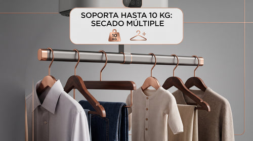 Secador de ropa portátil Plena, soporta hasta 10 kg, secado múltiple