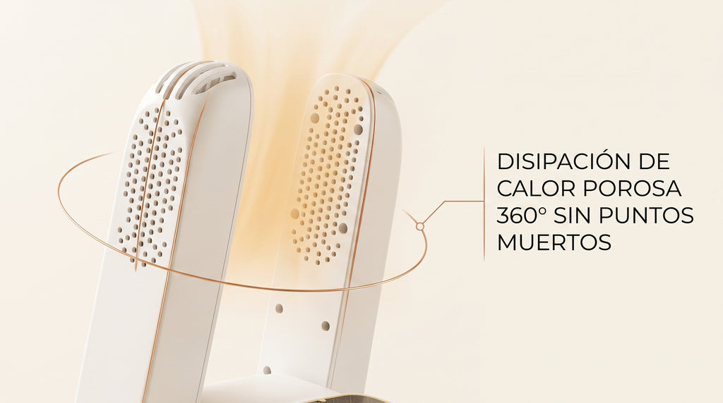 Disipación de calor porosa 360 grados sin puntos muertos