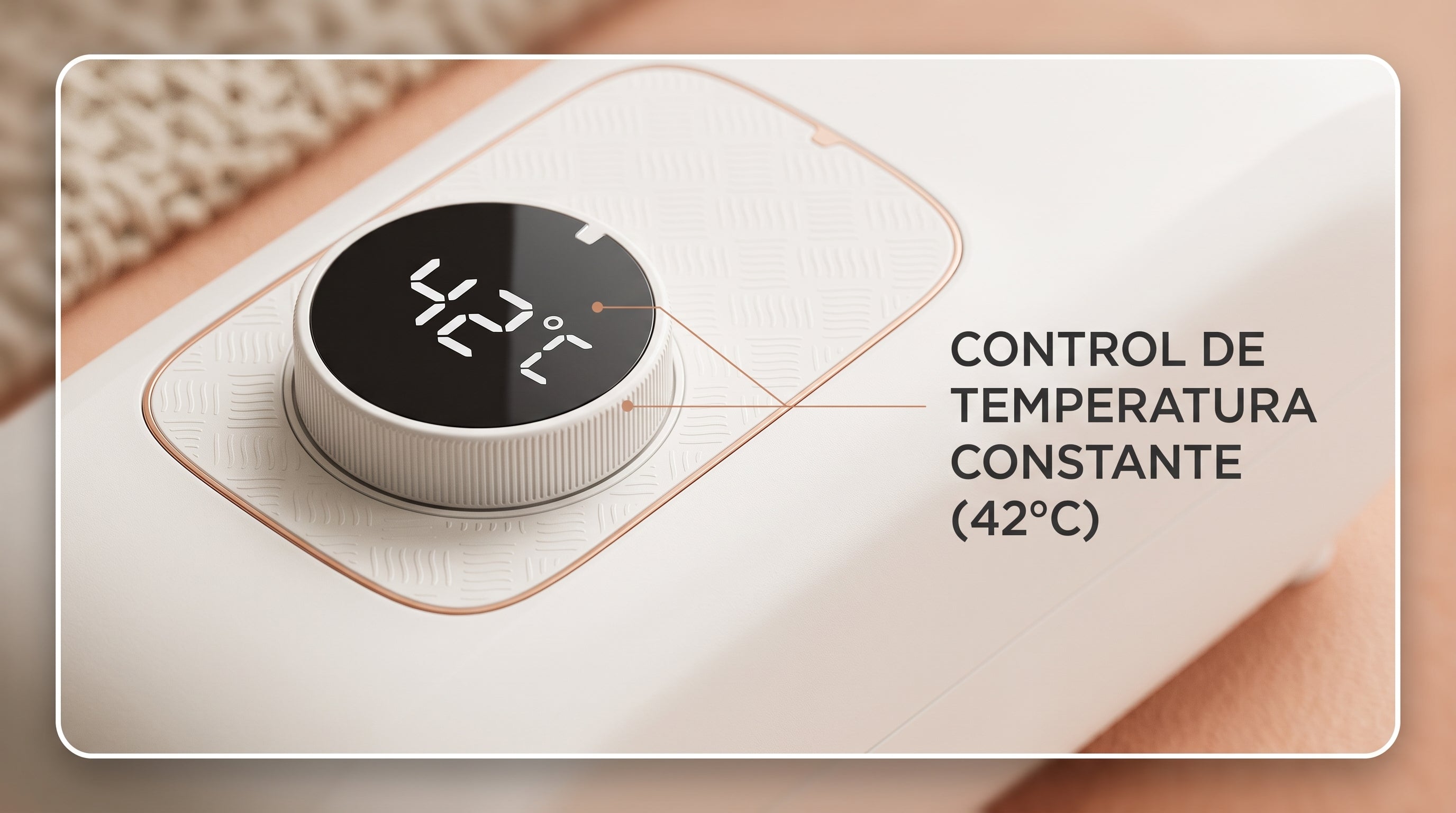 Control de temperatura constante 42 grados