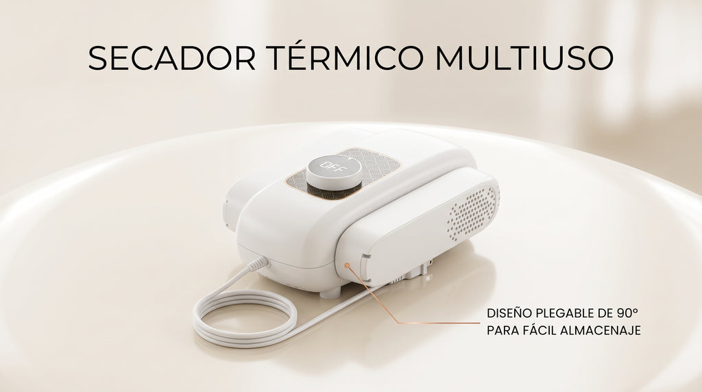 Diseño plegable 90 grados para fácil almacenaje